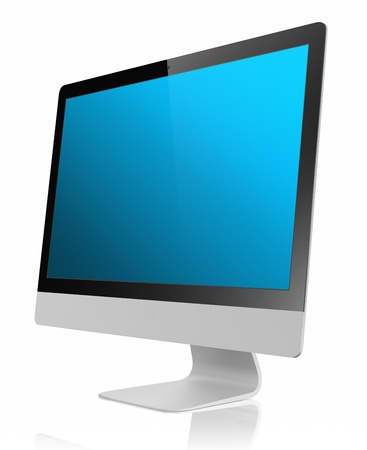 The new All-In-On PC includes the most advanced, most brilliant desktop display ever built.の写真素材