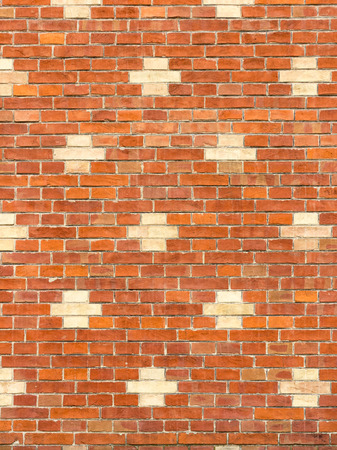 Brick Wall of an Arsenal Buildung, Viennaの写真素材