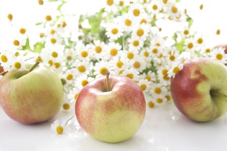 three appleの写真素材