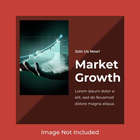 Social Media Post Template: Stock market graphic designのイラスト素材