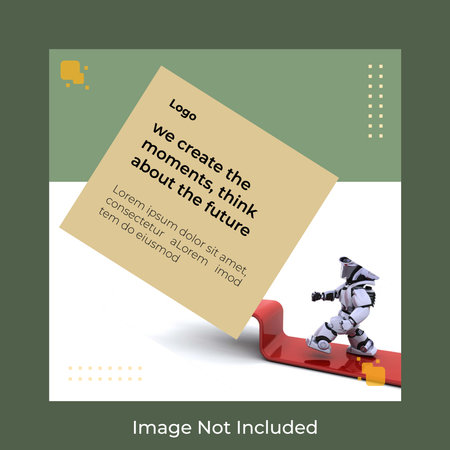 Social Media Post Template: Create Momentsのイラスト素材