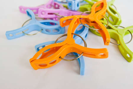 Fabric pin clipの写真素材