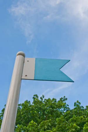 pole blueの写真素材