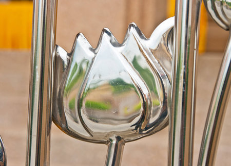 Vintage metal decoration の写真素材