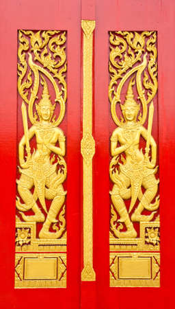 Design beautiful Thai temple gateの写真素材