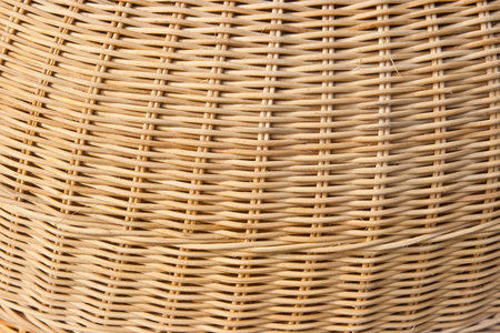 Wicker basket. Background