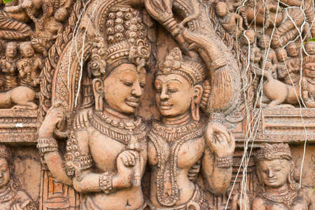 Buddhist architecture, Bangkok, Thailand の写真素材