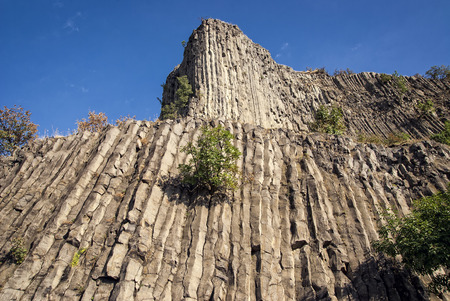 Basalt hill in Hungaryの写真素材