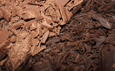 Shredded Dark chocolate and milk chocolate
