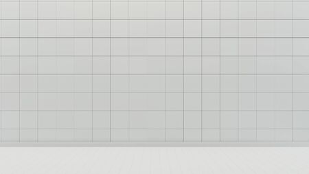 Empty interior Room. concrete wall wood floor light, 3d render background mock up studio template concepの写真素材