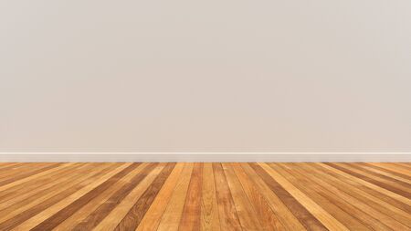 Empty interior Room. wall wood floor light, 3d render background mock up studio template conceptの写真素材