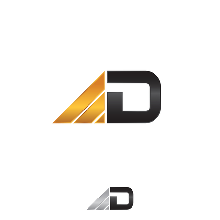Business corporate letter D logo design template vector illustration setのイラスト素材