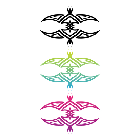 Best creative colorful illustration tribal modern design concept. Vector illustrationのイラスト素材