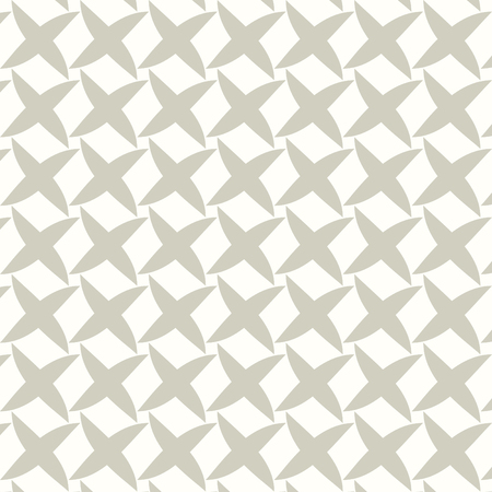 Vector background cross leaf seamless pattern with color grey. Abstract ornament background.のイラスト素材