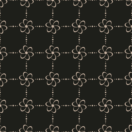 Ornament seamless pattern design for background or wallpaper. Ornamental texture floral shapes.のイラスト素材