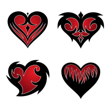 Abstract design love for element designのイラスト素材