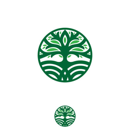 Abstract Tree design for element design and business symbol. Vector illustrationのイラスト素材