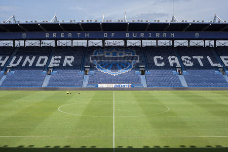 Khonkaen, Thailand. 27 august 2016. I-mobile stadium at buriram unitedのeditorial素材