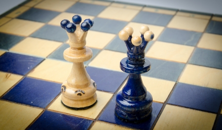 Chess pieces の写真素材