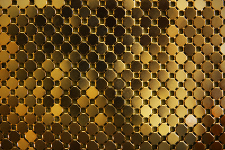 Gold tile backgroundの写真素材