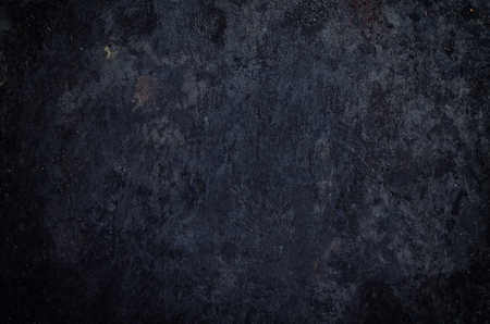 black grunge dirty metal background or textureの写真素材