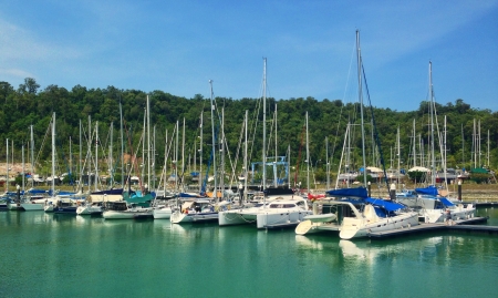 The yatch jettyの素材