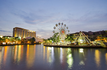 MALACCA, MALAYSIA - MARCH 23  Malacca eye on the banks of Melaka river on MARCH 23, 2014 in Malacca, Malaysia  Malacca has been listed as a UNESCO World Heritage Site since 7 July 2008 のeditorial素材