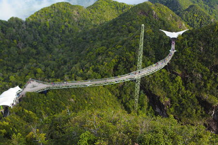 Cable car on Langkawi Island, Malaysiaのeditorial素材