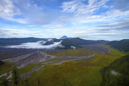 Majestic view of Mount Bromoの写真素材