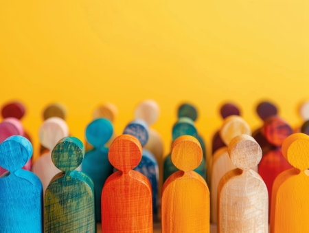 Diversity and equity. Diversity, equity, belonging and inclusion concept, copyspace area  - aiの素材