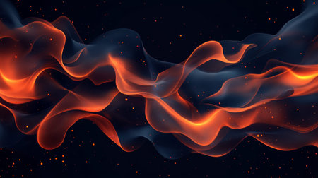 Burning fire flames border transparent texture isolated - aiの素材