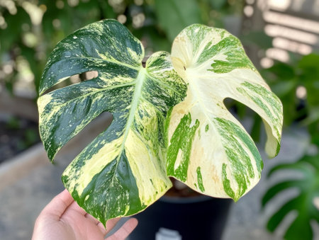 monstera albo variegated - aiの素材