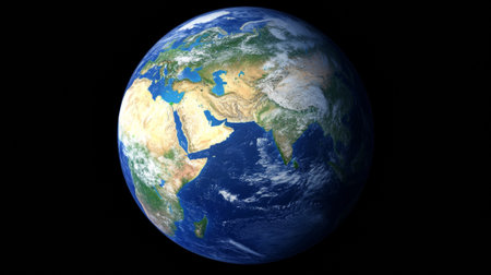 Planet Earth world - AIの素材