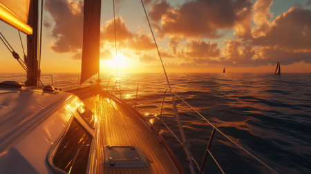 Sailing into the Sunset  - aiの素材