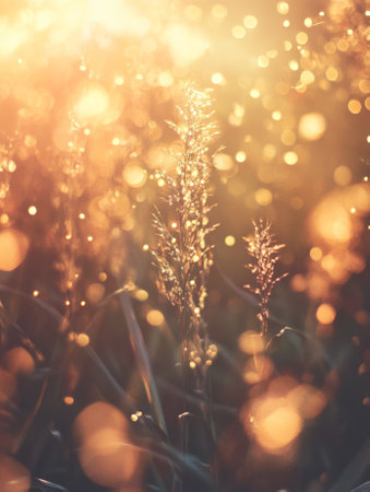 fresh ripe corn cobs in field sunlight harvest agriculture bokeh background  - aiの素材