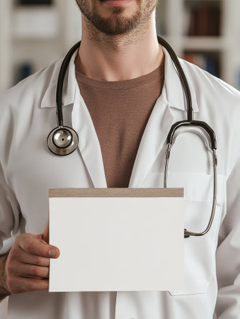 Doctor Man With Stethoscope In Hospital,  - aiの素材