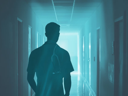 Doctor Man With Stethoscope In Hospital,  - aiの素材