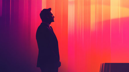 Speaker at Business Conference and Presentation - aiの素材