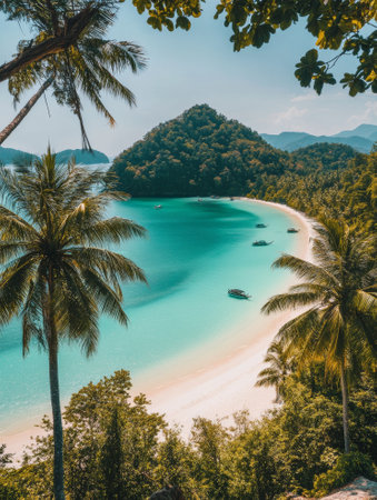 Tropical Langkawi Island landscape, Malaysia - aiの素材