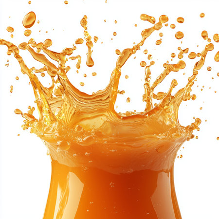 fresh orange juice isolated on white background - aiの写真素材
