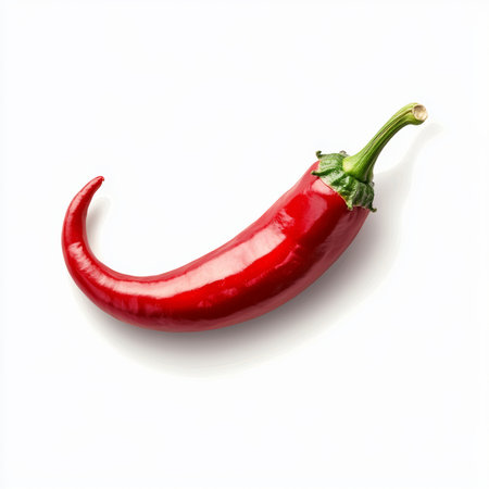 red pepper isolated on white background - aiの写真素材