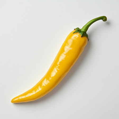 yellow pepper isolated on white background - aiの写真素材