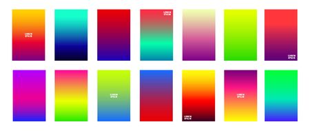 Gradient backgrounds and texture for mobile applications and smartphone screen. Warm color backdrop. pastel gradient colourful backgrounds. Modern display themes.のイラスト素材