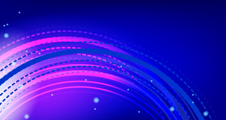 Abstract background. Light effect. Technology innovation, information-technology, digital-technology. For cover, poster, banner. Vector illustration EPS10のイラスト素材