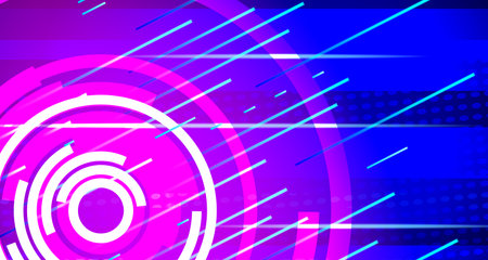 Abstract background. Light effect. Technology innovation, information-technology, digital-technology. For cover, poster, banner. Vector illustration EPS10のイラスト素材