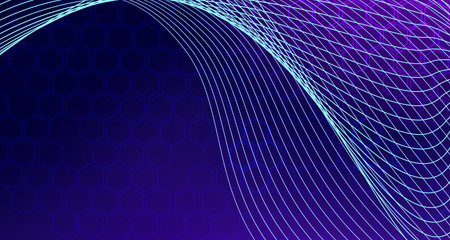 Abstract background. Light effect. Technology innovation, information-technology, digital-technology. For cover, poster, banner. Vector illustration EPS10のイラスト素材