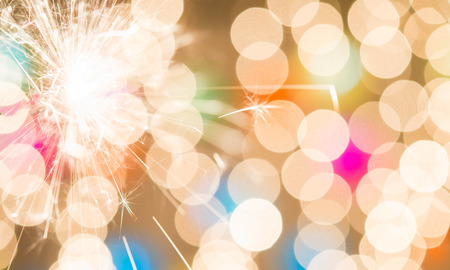 Glitter vintage lights backgroundの写真素材