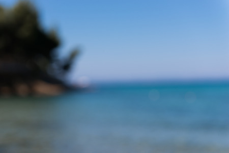Blurred sea backgroundの写真素材