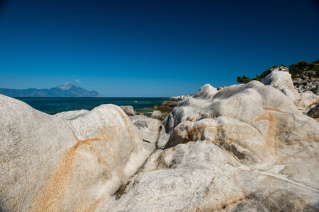Beautiful Greek seascapeの写真素材