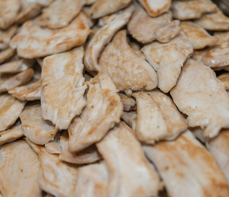 Bunch of prepared roasted meat backgroundの写真素材